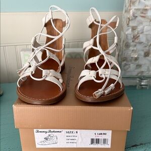 Tommy Bahama Women's white Strappy Sandals